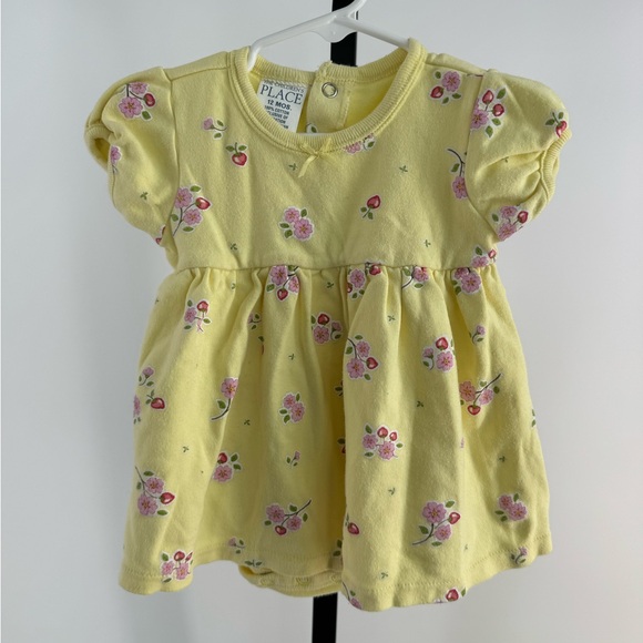Vintage Children’s Place baby yellow dress size 12 months - Picture 1 of 4